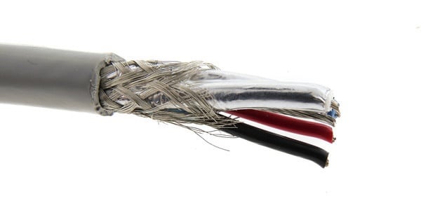 Cable Assembly with Braid and Foil Shield