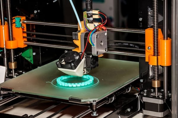 How is UV light part of the fast-evolving 3D printing technology?