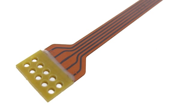 Flexible circuit board designed with stiffeners