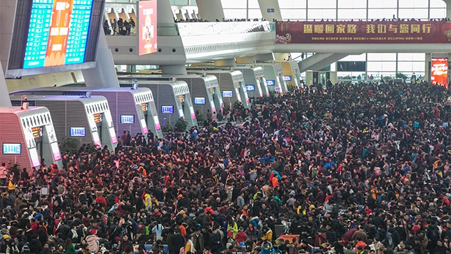 Hong Kong Airport During Asian Holidays