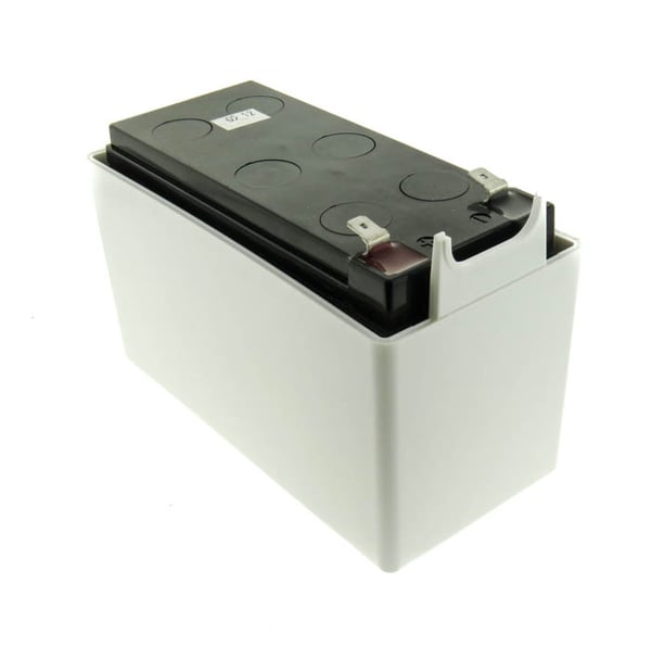 Example of lead acid battery pack inside plastic enclosure