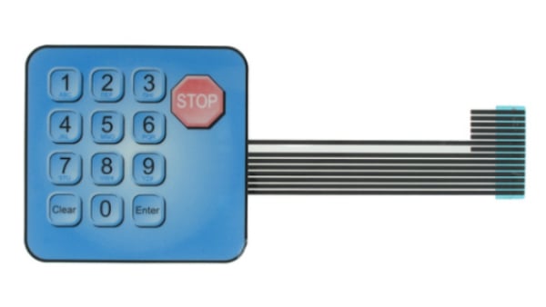 Membrane Sswitch Before Fixed to Panel