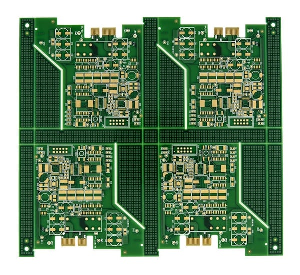 Odd Shaped Circuit Board Scored in Array