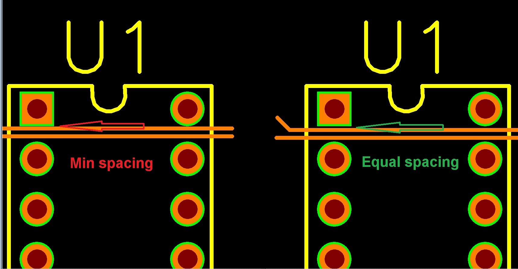 PCB Minimum Spacing Copper to Copper