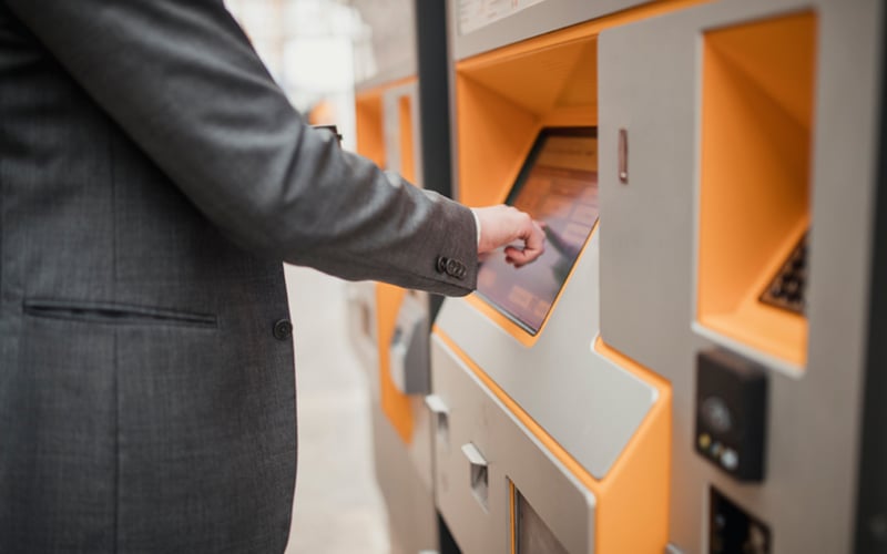 ATMs are frequently designed with resistive touchscreen interfaces