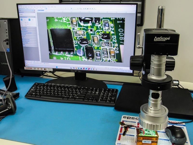 Final inspection using a 3D digital camera microscope