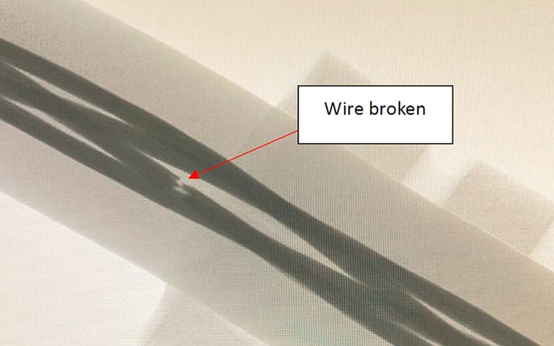 Broken Wire Creating An Open Circuit