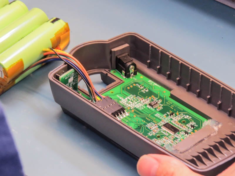 Cable assembly routed in an enclosure