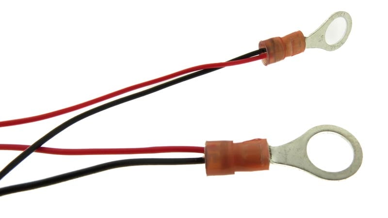 Ring terminals assembled per IPC-620 workmanship standards