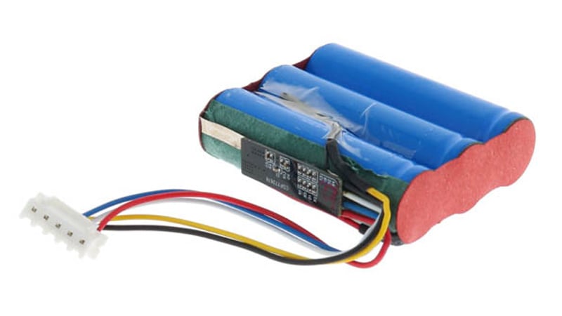 Custom battery pack with connector