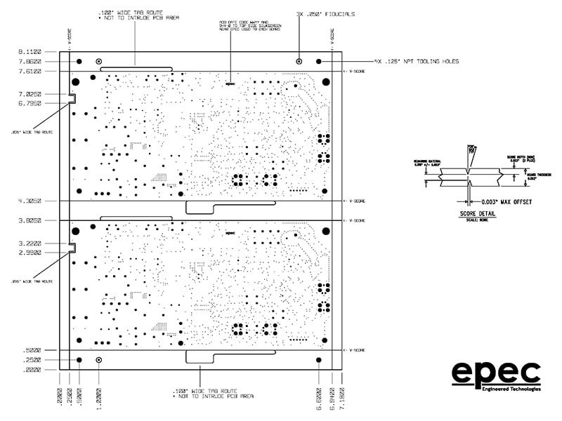 Epec PCB array proposal