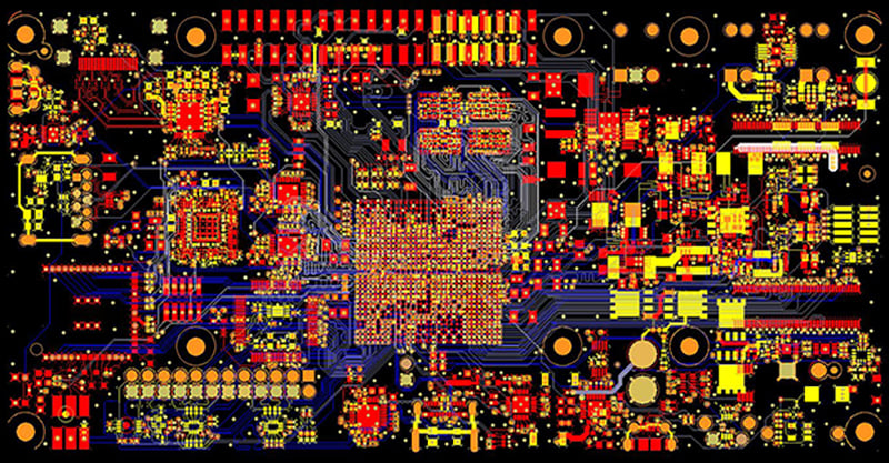 Multi-layer PCB Design with ground layers omitted