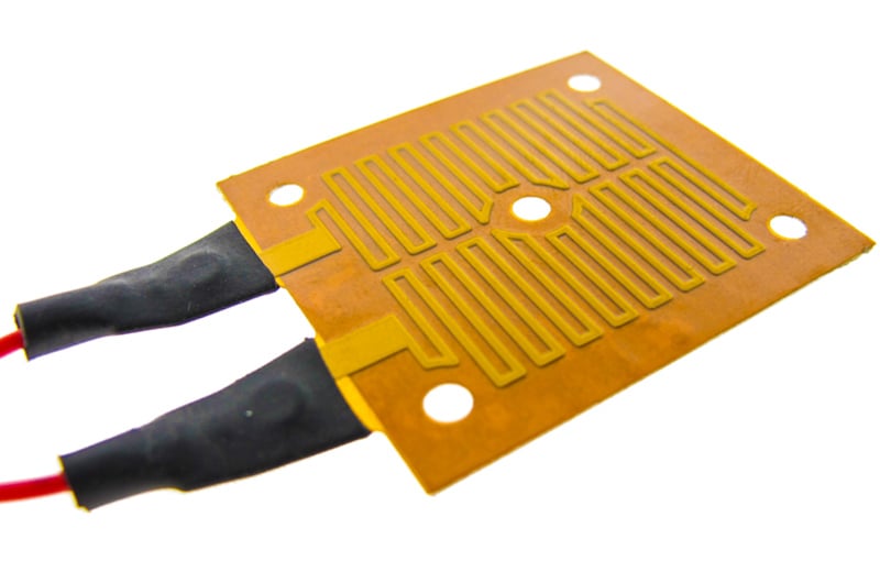Example of a polyimide flex heater