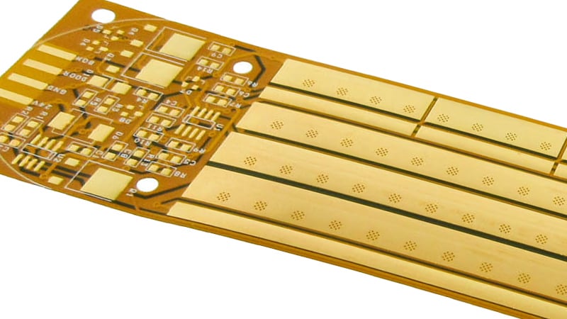 Flexible circuit board with copper shielding layers