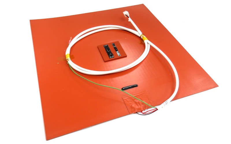 Flexible heater with components