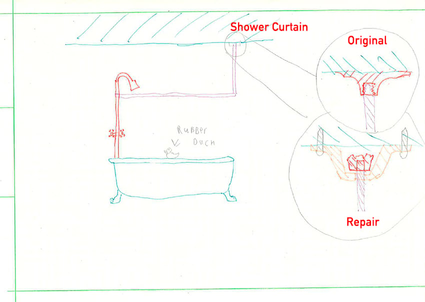 Hand-drawn diagram