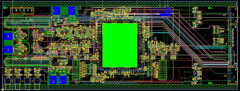 Example of a high-speed PCB design