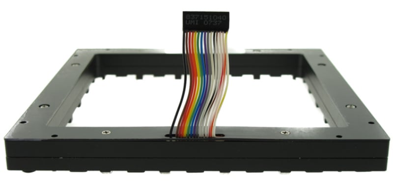 HMI with cable exit locations represent a potential leak path