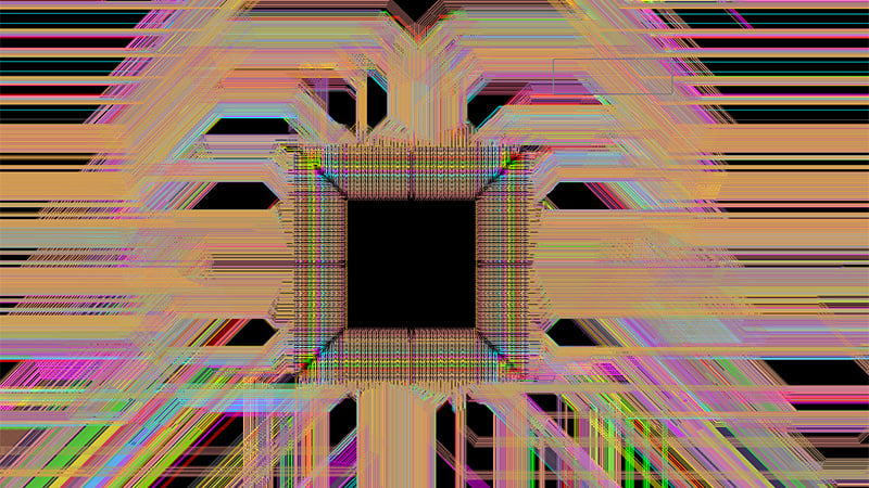 Circuit board internal layers routing to a BGA