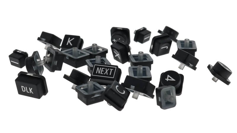 Keys used in bezel assembly