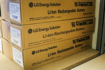 Example of lithium-Ion battery cells