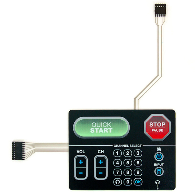 Example of a membrane switch keypad