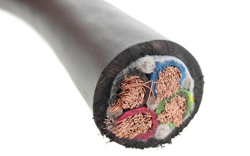 Highly flexible multiconductor cable with high-strand count wire