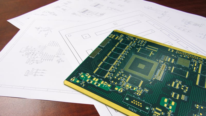 PCB with supplied documentation