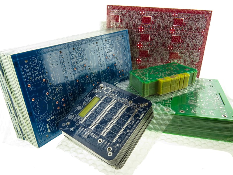 PCBs with different solder mask colors