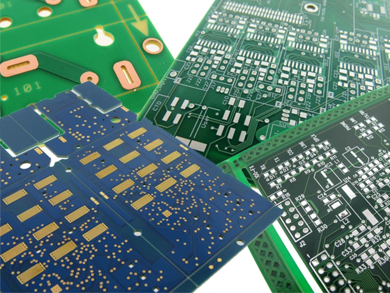 Printed circuit boards with various surface finishes