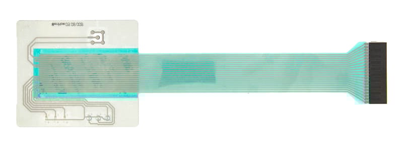 Example of a PET membrane switch