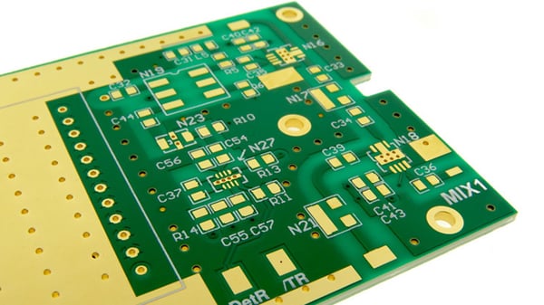 Example of an rf printed circuit board