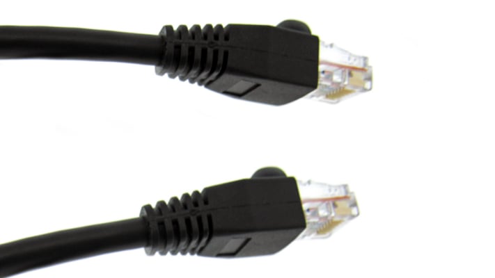RJ45 connector overmold with house tooling.