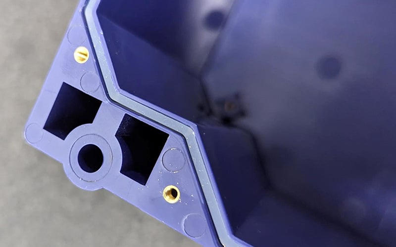 Silicone gaskets in an enclosure