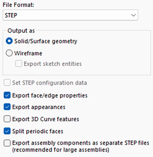 SolidWorks settings