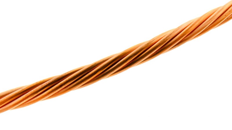 Unjacketed stranded copper wire