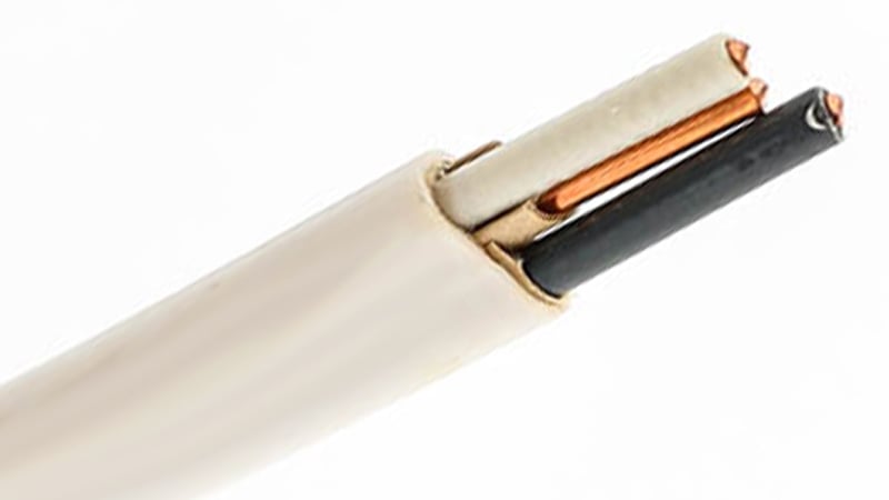 Romex wire uses a solid bare copper wire for grounding