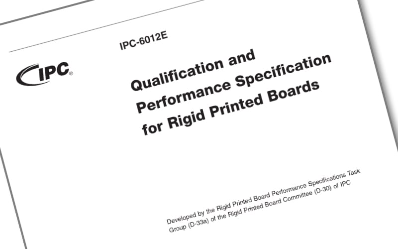 IPC 6012 Qualification And Performance Specification For Rigid Printed Boards