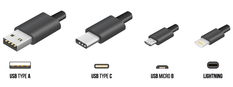 Most Common USB Cable Connectors