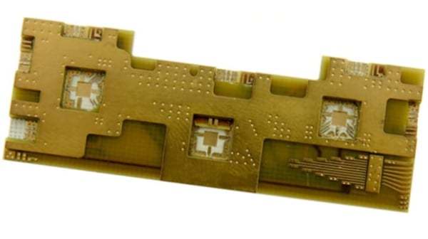 Printed circuit board with plated cavity