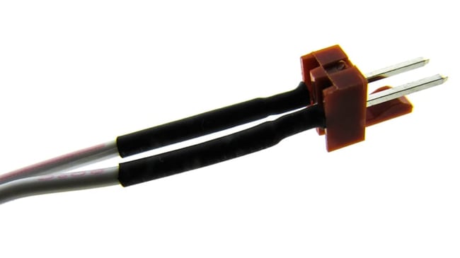 Example of wrapped wire and soldered connection