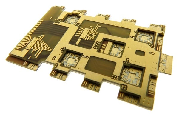 Complex RF Hybrid PCB design with internal pockets