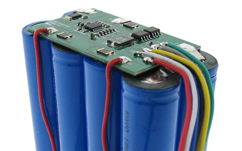 4S2P battery pack with BMS