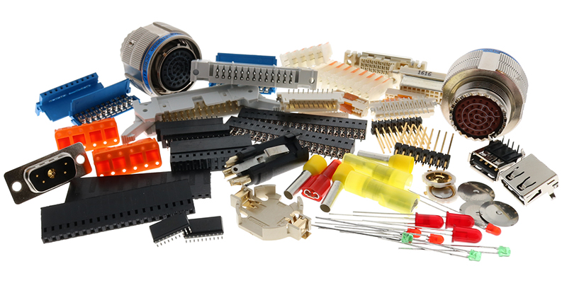 Various components used in electronics manufacturing