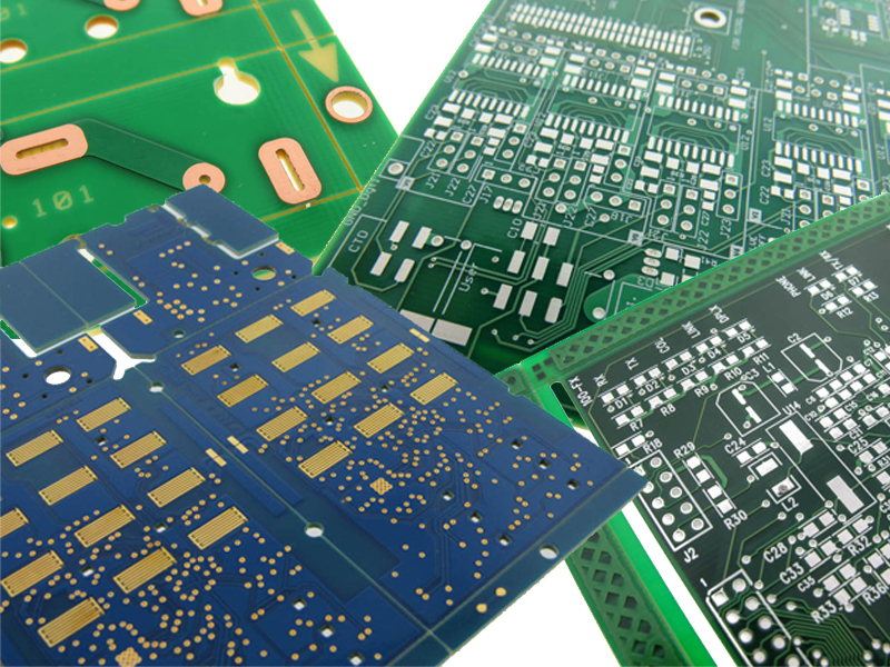 Printed circuit boards with various surface finishes