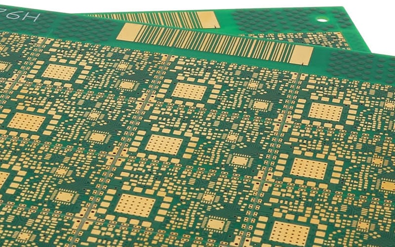 PCB with bar code markings